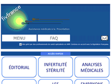 Tablet Screenshot of fivfrance.com